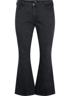 Zizzi High-waisted Ellen Bootcut Jeans -Chic Soldes J10664C 1011 Front