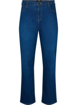 Zizzi Extra High-waisted Megan Jeans With Regular Fit -Chic Soldes J10664F 1077 Front