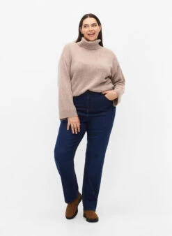 Zizzi Extra High-waisted Megan Jeans With Regular Fit