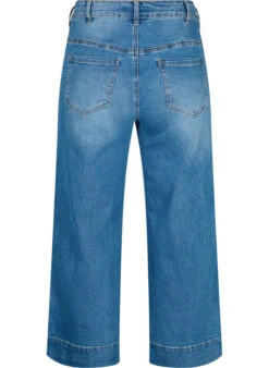 Zizzi Cropped Jeans With Flare -Chic Soldes J10909A 1050 Back
