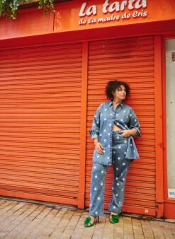 Zizzi High Waist Gemma Jeans With Daisies