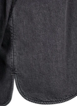 Zizzi Loose-fitting Denim Jacket With Buttons -Chic Soldes J10960A 1010 Details2