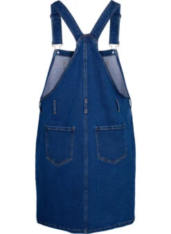 Zizzi Overalls Dress In Denim -Chic Soldes J10974A 1075 Back