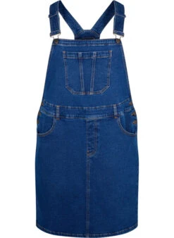 Zizzi Overalls Dress In Denim -Chic Soldes J10974A 1075 Front