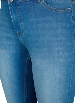 Zizzi Super Slim Sanna Jeans With Destroy -Chic Soldes J20001A 1055 Details1