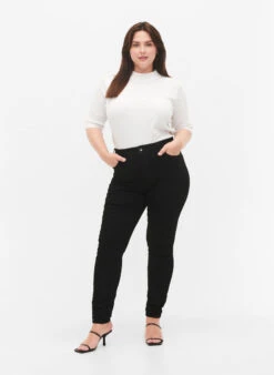 Zizzi Amy Jeans With A High Waist And Super Slim Fit