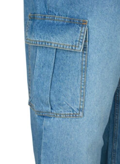 Zizzi Loose-fitting Jeans With Cargo Pockets -Chic Soldes J20031A 1030 Details2