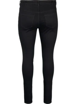 Zizzi High-waisted Amy Jeans With Rhinestones -Chic Soldes J20064A 0199 Back