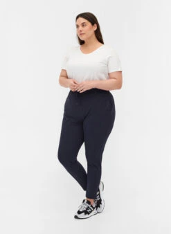 Zizzi Cropped Maddison Trousers