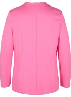 Zizzi Simple Blazer With Button -Chic Soldes J21008C 0950 Back