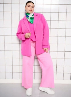 Zizzi Simple Blazer With Button