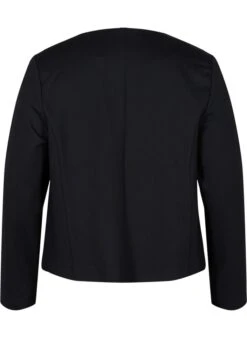 Zizzi Monochrome Short Open Blazer -Chic Soldes J21008E 0199 Back