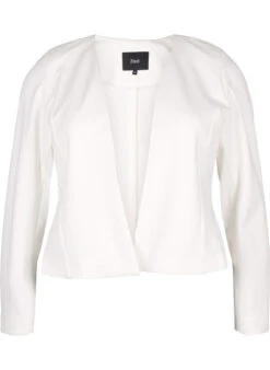 Zizzi Short Blazer Without Fastening -Chic Soldes J21008E 1106 Front