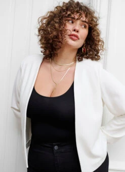 Zizzi Short Blazer Without Fastening