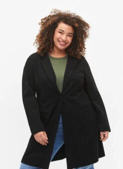Zizzi Long Blazer -Chic Soldes J21008F 0199 ModelDetail1
