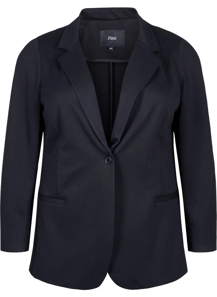 Zizzi Simple Blazer With Button Closure 6 Zizzi Simple Blazer With Button Closure – Image 4
