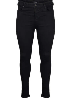 Zizzi Super Slim Jeans With High Waist -Chic Soldes J70100B 0314 Front