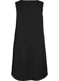Zizzi Sleeveless Cotton Dress With A-line Cut -Chic Soldes J80000E 0199 Back