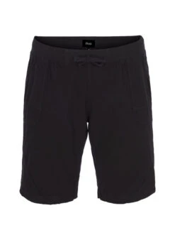 Zizzi Loose Cotton Shorts With Pockets -Chic Soldes J80001K 0199 Front