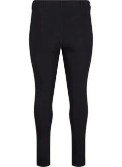 Zizzi Close-fitting Trousers With Zipper Details -Chic Soldes J80812A 0199 Back