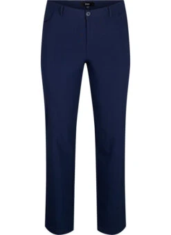 Zizzi Classic Pants In A Viscose Mix -Chic Soldes J80812B 1496 Front