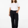 Zizzi Regular Fit Gemma Jeans With A High Waist -Chic Soldes J93400A 0202 ModelFront