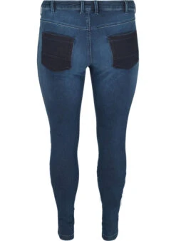 Zizzi Super Slim, High-rise Amy Jeans -Chic Soldes J99370A 1079 Back