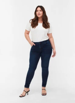 Zizzi Super Slim, High-rise Amy Jeans