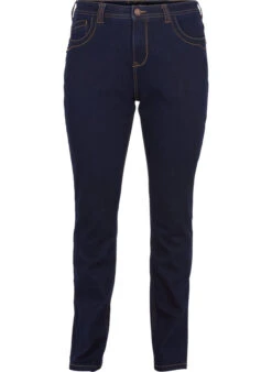 Zizzi Slim Fit Vilma Jeans With A High Waist -Chic Soldes JB060390B 9999 Front