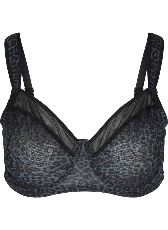 Bra With Print And Mesh 6 Bra With Print And Mesh – Image 4
