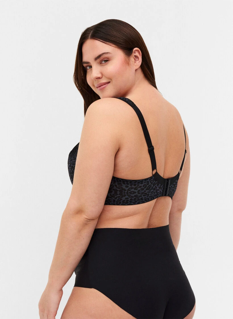 Bra With Print And Mesh 4 Bra With Print And Mesh – Image 2