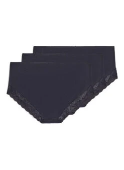 3-pack Hipster Knickers With Lace Trim -Chic Soldes L00042A 0199 Back