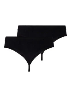 2-pack Basic Thong With Regular Waist -Chic Soldes L00064E 0199 Back