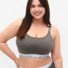 Soft Bra With Adjustable Straps 2 Soft Bra With Adjustable Straps -Chic Soldes L00067X 1802 ModelFront