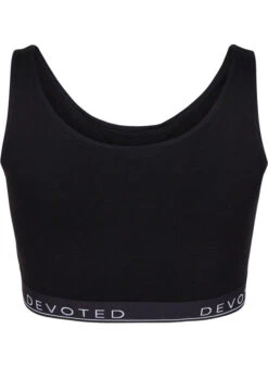 Cotton Bra With V-neckline And Text Print -Chic Soldes L00072C 0199 Back