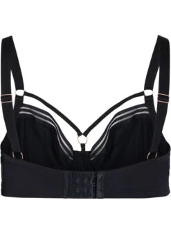 Full Cover Underwired Bra With String Details 12 Full Cover Underwired Bra With String Details -Chic Soldes L00114D 0199 Back