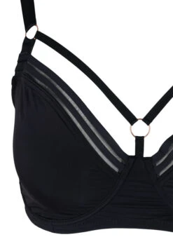 Full Cover Underwired Bra With String Details 13 Full Cover Underwired Bra With String Details -Chic Soldes L00114D 0199 Details1