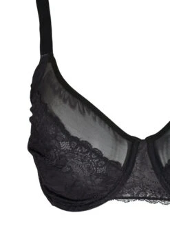 Lace Bra With Mesh -Chic Soldes L00149A 0199 Details1