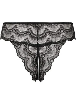 Bottomless Lace Thong -Chic Soldes L00502B 0199 Back