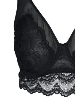 Lace Bra With Underwire And Mesh 13 Lace Bra With Underwire And Mesh -Chic Soldes L00505A 0199 Details1