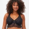 Lace Bra With Underwire And Mesh -Chic Soldes L00505A 0199 ModelFront