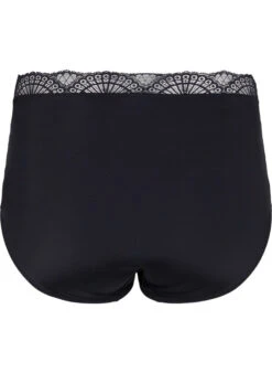 High Waisted Tai Knickers With Laces -Chic Soldes L00519B 0199 Back