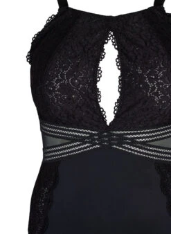 Bodystocking With Lace And Cut-outs -Chic Soldes L00530A 0199 Details1