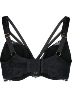 Coated Underwire Bra With Strings -Chic Soldes L00535C 0199 Back
