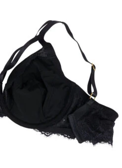 Coated Underwire Bra With Strings -Chic Soldes L00535C 0199 Details2