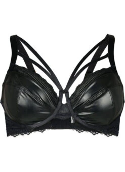Coated Underwire Bra With Strings -Chic Soldes L00535C 0199 Front