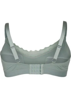 Ribbed Bra With Lace -Chic Soldes L00552A 0907 Back