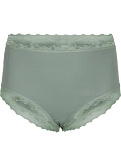 High Waisted Hipster Brief With Lace -Chic Soldes L00552B 0907 Front