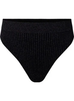 Glitter Thong With Regular Waist -Chic Soldes L00554B 0199 Front