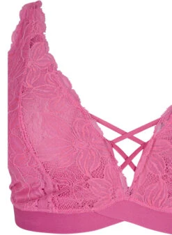 Support The Breasts - Lace Bra With Thong Details -Chic Soldes L00560A 9999 Details1